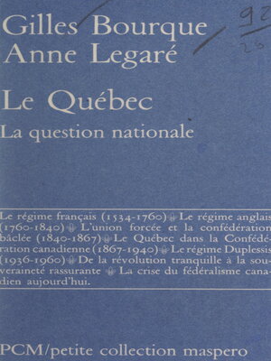 cover image of Le Québec